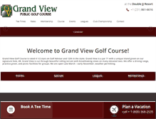 Tablet Screenshot of grandviewgolfcourse.net
